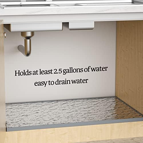 Ispod sudopera mat Vodootporan za 36 ormar, kuhinja gumena prostirka, drži preko 3.3 galona tečnost Carbon