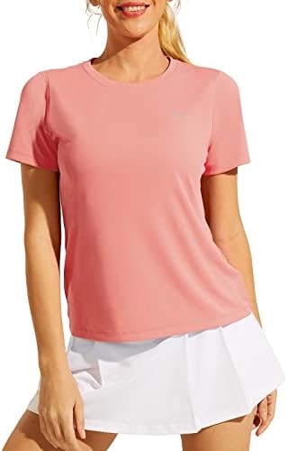 Haimont ženske atletske kratke rukave majice za trčanje, lagane Dry Fit Crew Neck T-Shirts,