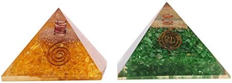 AATM energetski generator žute i zelene orgone piramide reiki čakra za zaštitu EMF-a za zaštitu CHAKRA ljekovita meditacija