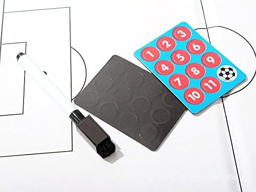 Phantomsky Portable Classic Soccer / Fudbalska magnetska taktička ploča za platnicu sa komadima markera, olovkom