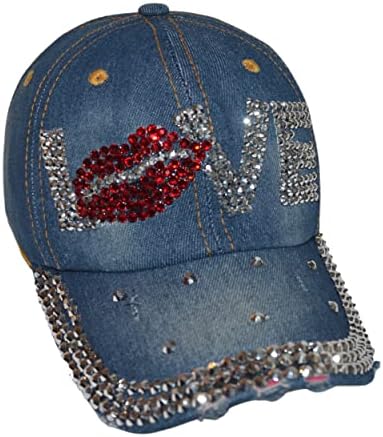PopFizzy Bling kapu za žene i djevojke, zabava za bejzbol kapu za Rhinestone, Bejeweled Thened traper šešir, Bling