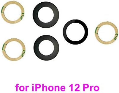 Zamjena stakla za leđa za leđa za leđa za Apple iPhone 12 pro crna