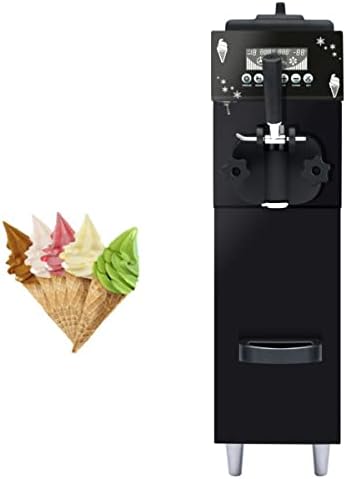 Mvckyi Komercijalna stolna Mašina za pravljenje sladoleda, 3.2 Gal/H Mašina za meki sladoled sa LCD ekranom, Mini Predhladni zamrzivač smrznutog voćnog jogurta za kućni Restoran Snack Bar
