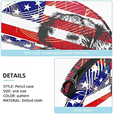 Guerotkr olovka, torbica za olovku, torba za olovku, olovka za estetiku, američki zastava pas