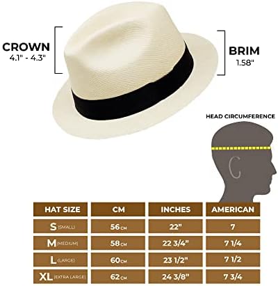 Gamboa originalni Panama šešir za muškarce i žene Borsalino slamnati šešir ljetni šešir Sombrero Panama Hombre