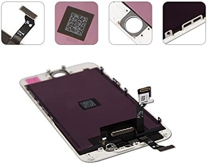 Bijela za iPhone 6 Plus 5,5 inčni LCD ekran zamjena Full Digitalizer Assembly Frame Set prednji