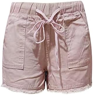 Ženske pantalone za trčanje kratke modne pantalone struk ženski teret labav sredinom ljeta Plus Size pantalone rastezanje je