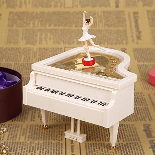 Xwwdp Musical Boxes Romantični klasični klavir Model Dancing Ballerina Music Box Rođendan Vjenčani poklon Kućni ukras