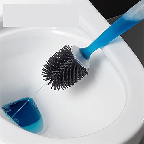 Zukeems toaletna četkica za punjenje tekućih silikonskih toaletnog četkica Dugi ručak na zidnim alatima za čišćenje sredstava za pranje toaletne opreme za kupatilo