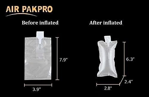 （100 pakovanja + Slobodna ručna pumpa ）AIR PAKPRO 3,9×7,9 prozirnih plastičnih vazdušnih vrećica