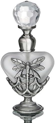 YU FENG Vintage Dragonfly Staklena boca parfema Prazna repunalni oslikani emajlirani ukrasni Crystal Parfem