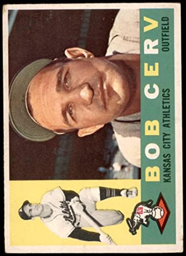 1960. topps 415 Bob Cerv Kansas City Athletics Dean kartice 2 - dobra atletika