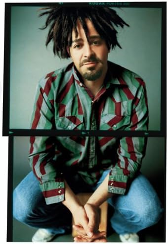 Adam Duritz Counting Crows Round Here ' Authentic Potpisan Autographed Full Size Honey Wood Acoustic Guitar Loa