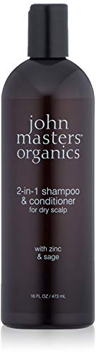 John Masters Organics 2-u-1 šampon & nbsp; & amp; regenerator za suho vlasište s cinkom & amp; Sage 16 Oz