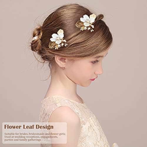 Araleky 2 paketa Bridal Flower češalj za kosu Bridal hair Accessories Flower hair Pins wedding