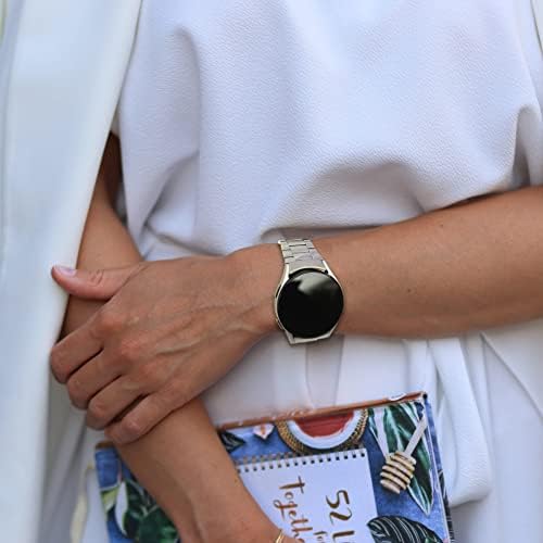 Viniusiki Slim Galaxy Watch 5 trake 40mm 44mm za žene, ultra tanak bez jaza od nehrđajućeg čelika Metalni remen kompatibilan sa Samsung Galaxy Watch 4 40 44mm / 4 Classic / Galaxy Watch 5 Pro 45mm Business Band