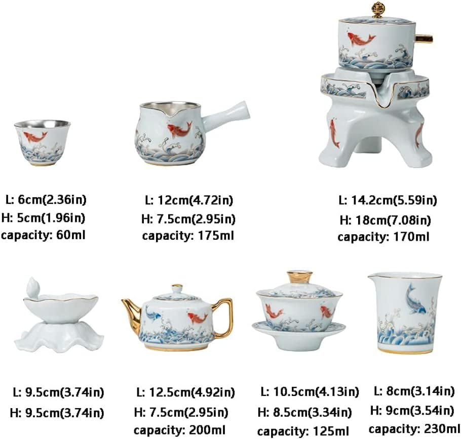 Razzzmum kineski gongfu Tea kineski poluautomatski čaj set Retro Tea set celadon tea set poluautomatskog