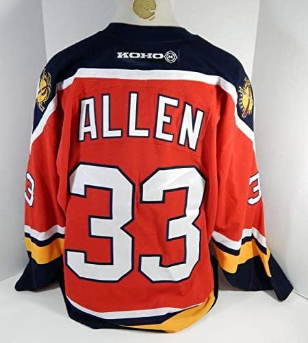 Florida Panthers Allen # 33 Igra Polovni crveni dres 56 DP19640 - Igra Polovni NHL dresovi