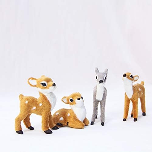LKXHARLEYA MINI simulacija simulacijske figurice božićne vilenice za životinje Model modela tabletop ukras na domaćem dekoru 06