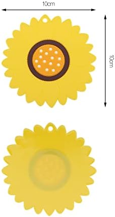 6kom Žuti podmetači u obliku suncokreta cvijeće toplotna izolacija Mat protiv opekotina Tabela Mat kućni pribor za topla i hladna pića silikon