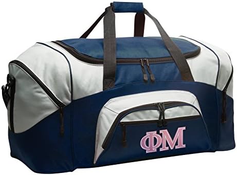 Phi Mu Duffel torba veliki Phi Mu sestrinstvo kofer ili teretanu torba za muškarce dame njega ili nju!