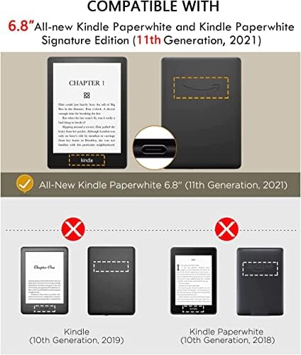 CLARKCAS futrola za Kindle Paperwhite 2021 11. generacije 6,8 inča, lagani magnetni Pametni poklopac