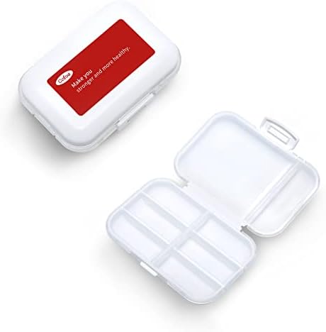Cofoe 8 pretinaca Organizator putnih pilula otporan na vlagu mala kutija za pilule za džepnu torbicu dnevna
