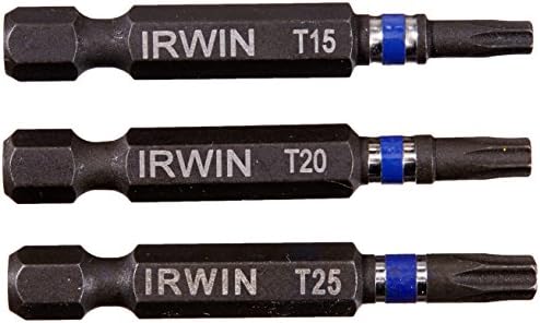 IRWIN Alati 1837493 Impact Performance serija TORX T15, T20 i T25 Power Bit , 2