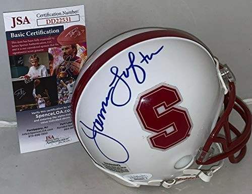 James Lofton Green Bay Packers potpisao Stanford Cardinal mini helmet JSA-autograme College Mini