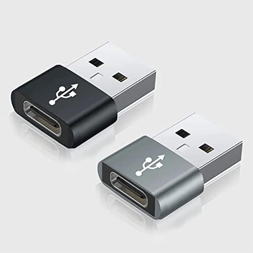 USB-C ženka za USB muški brzi adapter kompatibilan sa vašim Motorolom E20 za punjač, ​​sinkronizaciju,