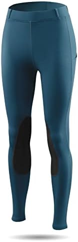 Baleafe ženske hlače za jahanje Konjički breeches koljena-patch jahanje jahanje konjani kaiš petlje džepovi UPF50 +