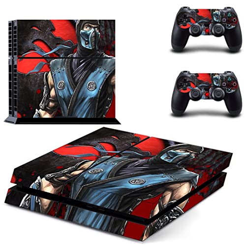 Za PS4 PRO-igru Ninja Mortal Best War Kombat X PS4 ili PS5 skin naljepnica za PlayStation 4 ili 5 konzolu i kontrolere