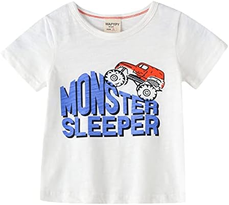Toddler Girls Boys crtani modni otisci vrhovi majica za djecu odjeća za odjeću Ležerna majica