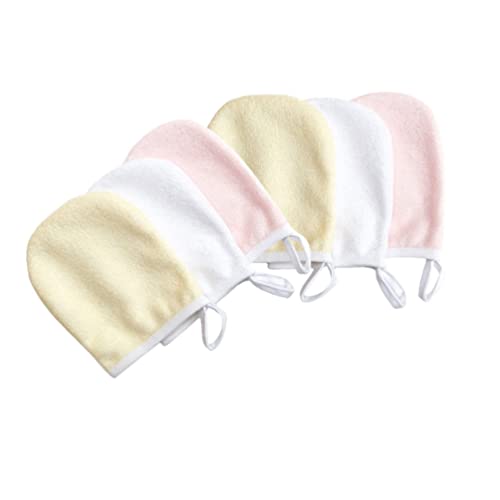 FOMIYES tkanina za pranje od mikrovlakana 6 kom jastučići za uklanjanje šminke spužve rukavice