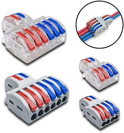 SHUBIAO Mini konektori za brze žice univerzalni konektor za spajanje opruge kompaktnog provodnika konektor