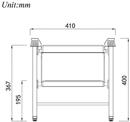 Pengjie sklopive ljestvičarski korak stolica za stolicu 2 koraka sklopivi aluminijski teški