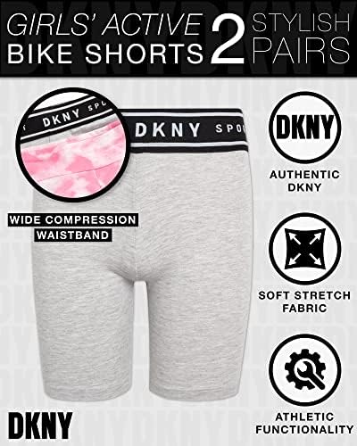 Dkny Girls 'aktivne kratke hlače - 2 pakovanja biciklističkih kratkih hlača - ispod haljine ples i igrajte teretane za djevojčice