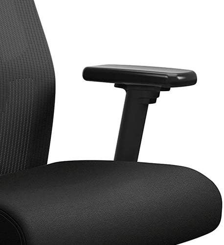 Hon paljenje 2.0 ergonomska kancelarijska stolica mrežasta leđa sa sinhronizovanim nagibom, lumbalnom podrškom, okretnim točkovima - udobne stolice za kućne kancelarije za duge sate & Rad na računaru-Executive Black