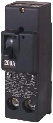 Siemens QN2200 200-amp 4 polni 240-voltni prekidač, crni