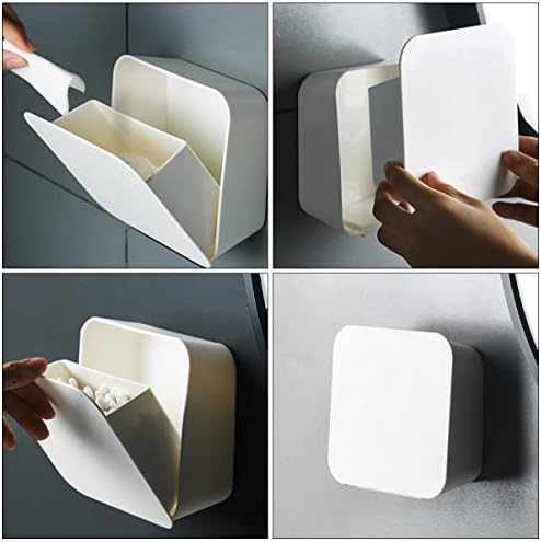 Veemoon Desktop stalak 2pcsbox Skladištenje za kupatilo Odvojiva futrola za upravljanje raspršivačem zida jar jar jarbova zidna stalak za udaljenog tkiva Držač za domaćinstvo šminke