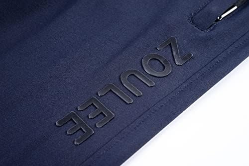 Zoulee Nove muške ljetne pantalone sa prednjim patentnim zatvaračem sa otvorenim donjim Trenirkama