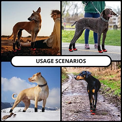 Protuklizne pasene čizme Vodootporne pseće cipele za male srednje velike pse sa reflektirajućim trakama za