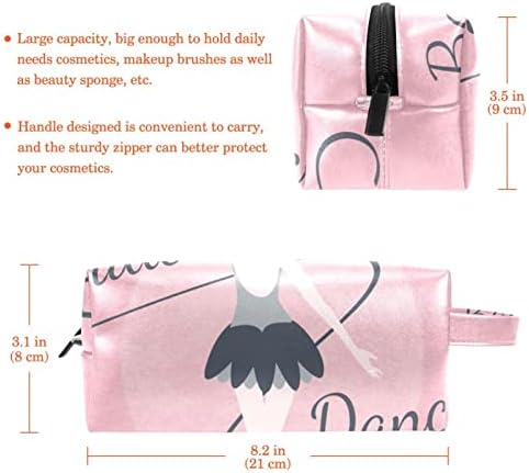 Toaletska torba Putna torba, Vodootporna šminka Kozmetička torba Organizator za dodatnu opremu, GILR balet Pink