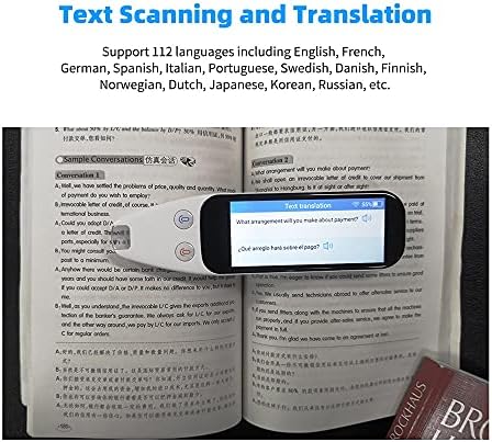ZLXDP prijenosni čitač za skeniranje olovke za čitanje glasovnog jezika prevoditelj uređaja Touchscreen WiFi