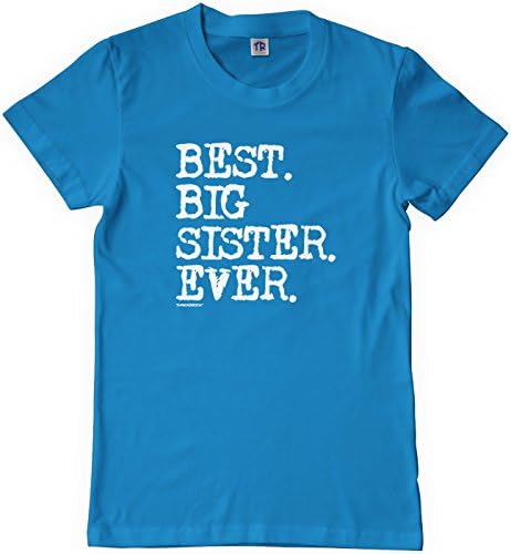 Threadrock Big Girls ' Best Big Sister Ever Youth T-Shirt
