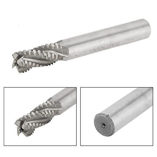 Karbidni krajnji mlin, otpornost na habanje 1pc Highspeed Steel 4-fluta krajnji mlin CNC glodalica 10mm