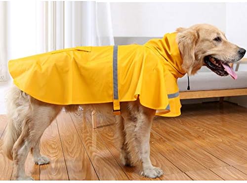 Hapee pas kabanice za velike pse sa reflektirajućom kapuljačom, kišom Poncho jaknom za pse