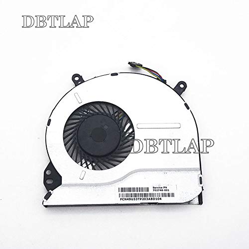 DBTLAP CPU ventilator za hlađenje kompatibilan za HP 15-B 15-B142DX 15-B119TX B135TX 702746-001