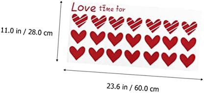 Stobok naljepnice za omotnice naljepnica za vjenčanje naljepnice za vjenčanje valentines srca dodaci za valentine s dnevnim naljepnicama srca Srčani zidni ukrasi Staklena naljepnica za dan zaljubljenih