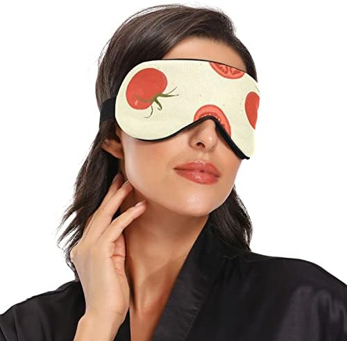 Unisex Sleep maska ​​za oči paradajz-voćka-ljubavnika noćno spavaće maska ​​Komforno omotač za spavanje očiju